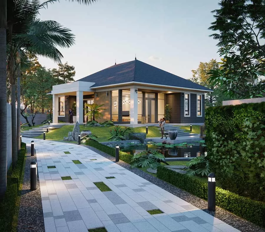 Nên lựa chọn phong cách thiết kế nhà cấp 4 mái nhật phù hợp