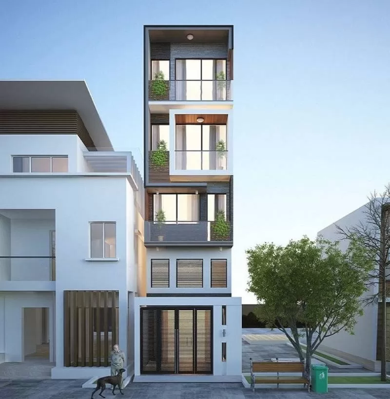 Nhà 5 tầng 50m2 mặt tiền 3m 