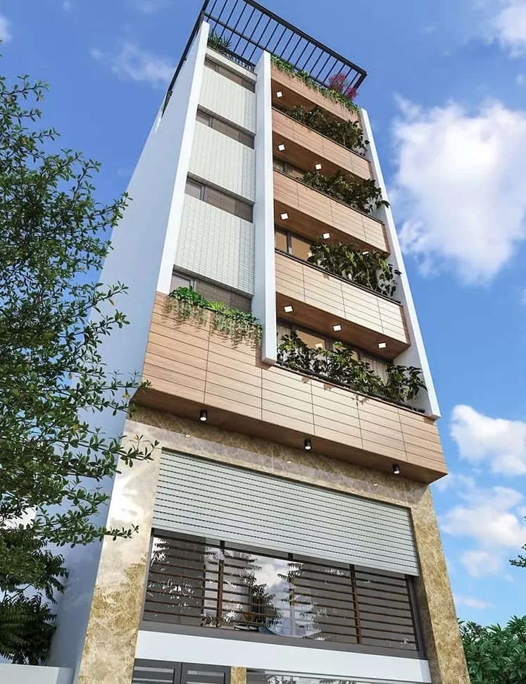 Hình ảnh thực tế nhà phố 50m2 mặt tiền 4,5m 