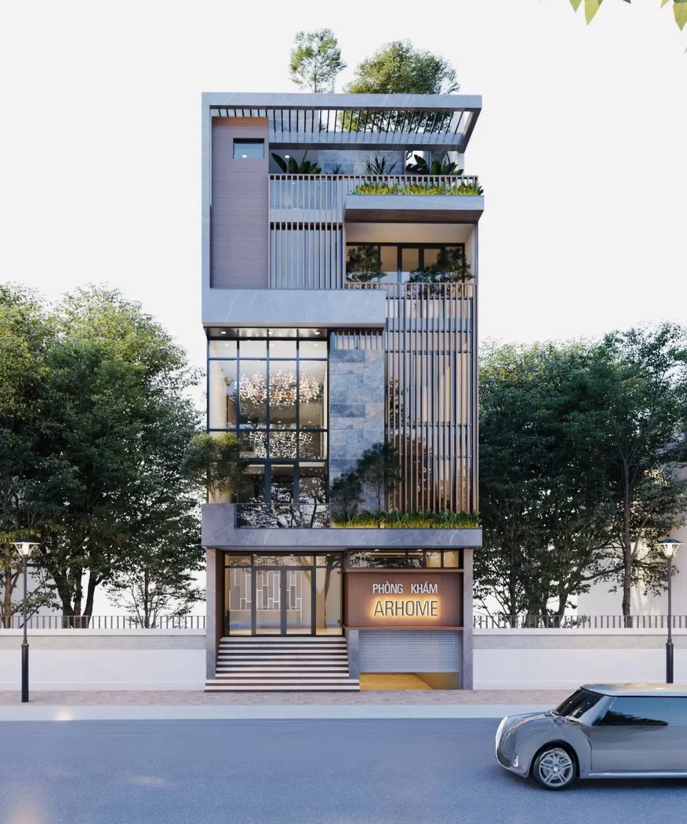 Mẫu nhà ống 3 tầng kết hợp kinh doanh đầy tiện nghi