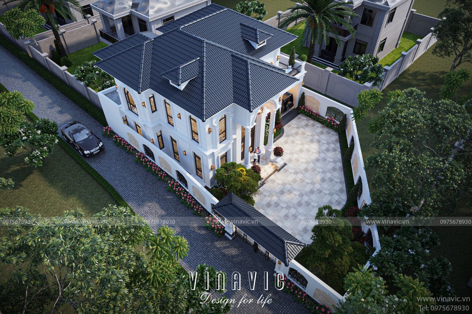 Hệ Mái Ngói Tạo Nét Kiêu Sa Cho Mẫu Nhà 2 Tầng