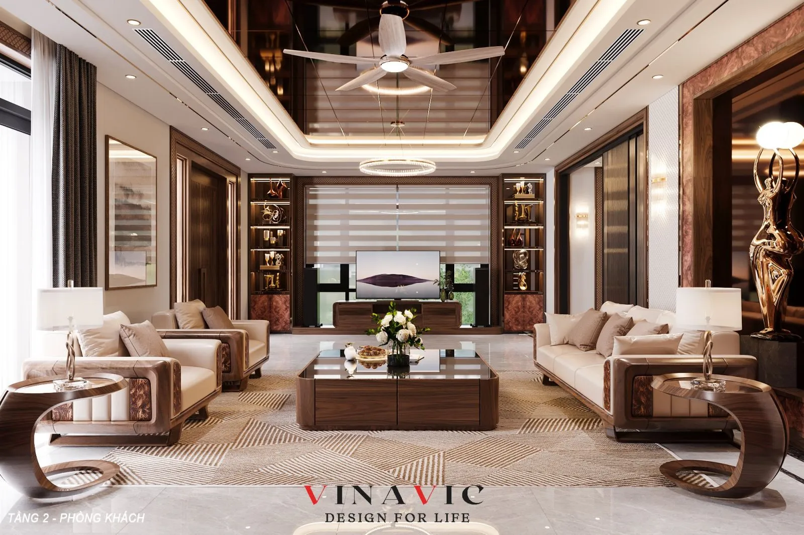 Đảm bảo yếu tố về màu sắc nội thất nhà phố hiện đại