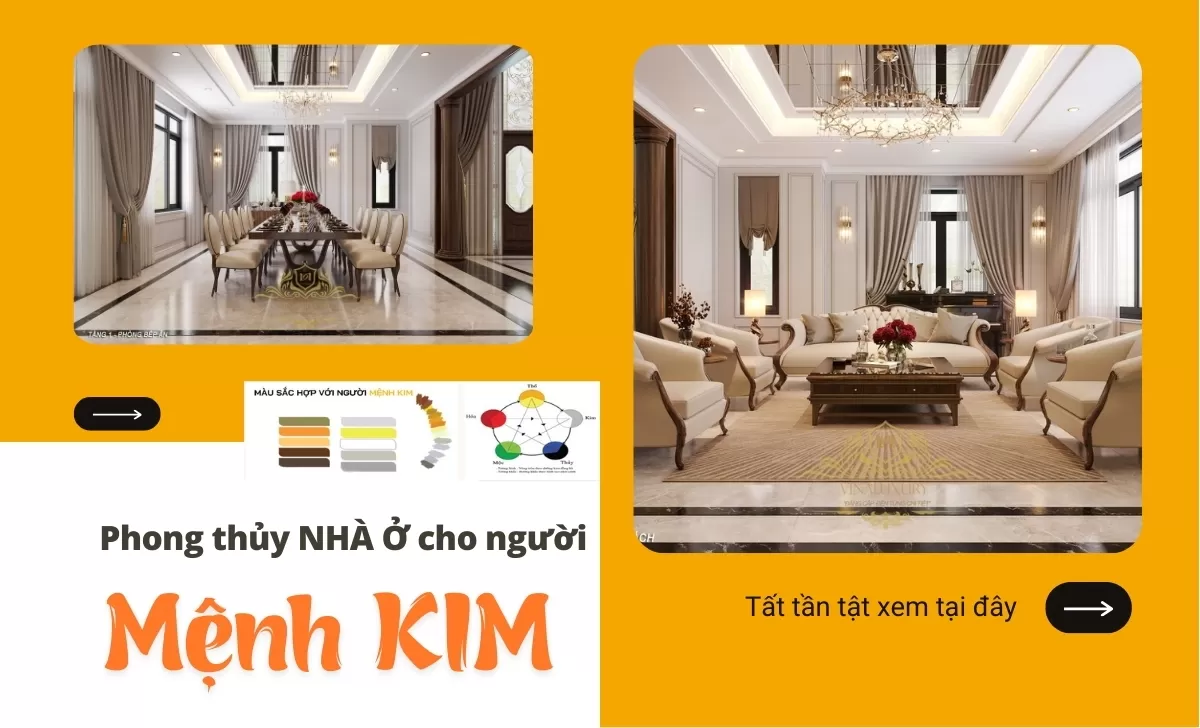 Phong thủy nhà ở cho người mệnh Kim: Tất tần tật xem tại đây