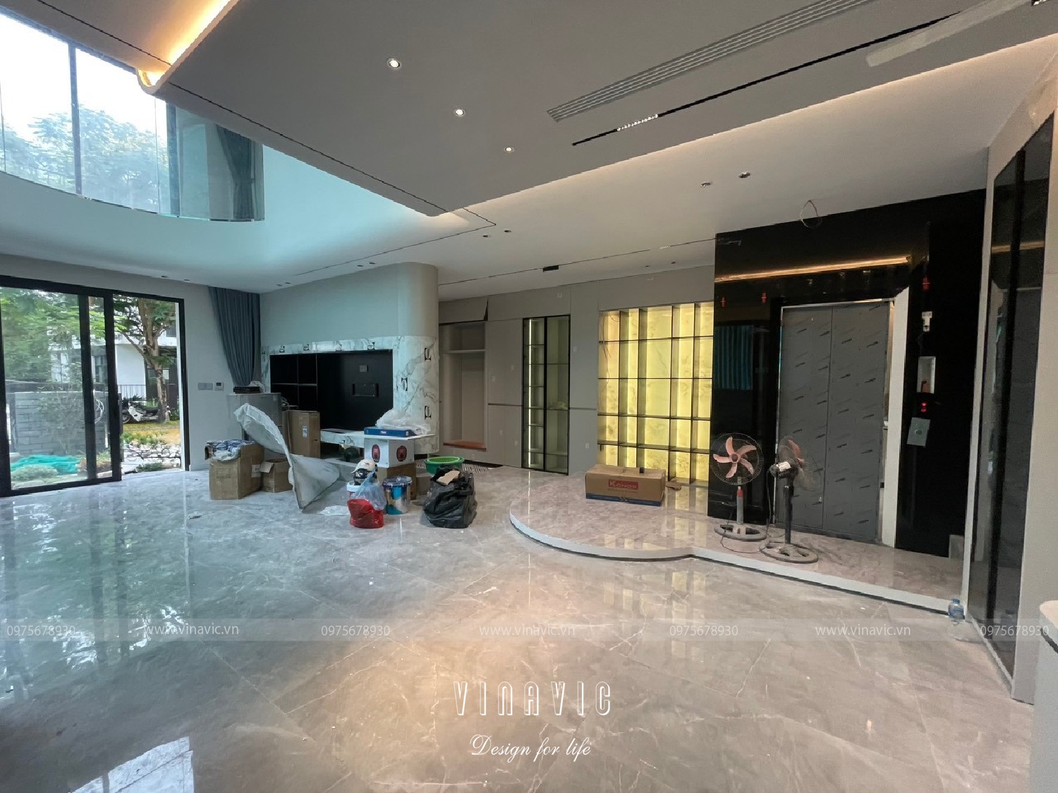 Cải tạo nội thất biệt thự 3 tầng 91m2 (CĐT: Mrs Hoàng - Hoài Đức) TCBT2243