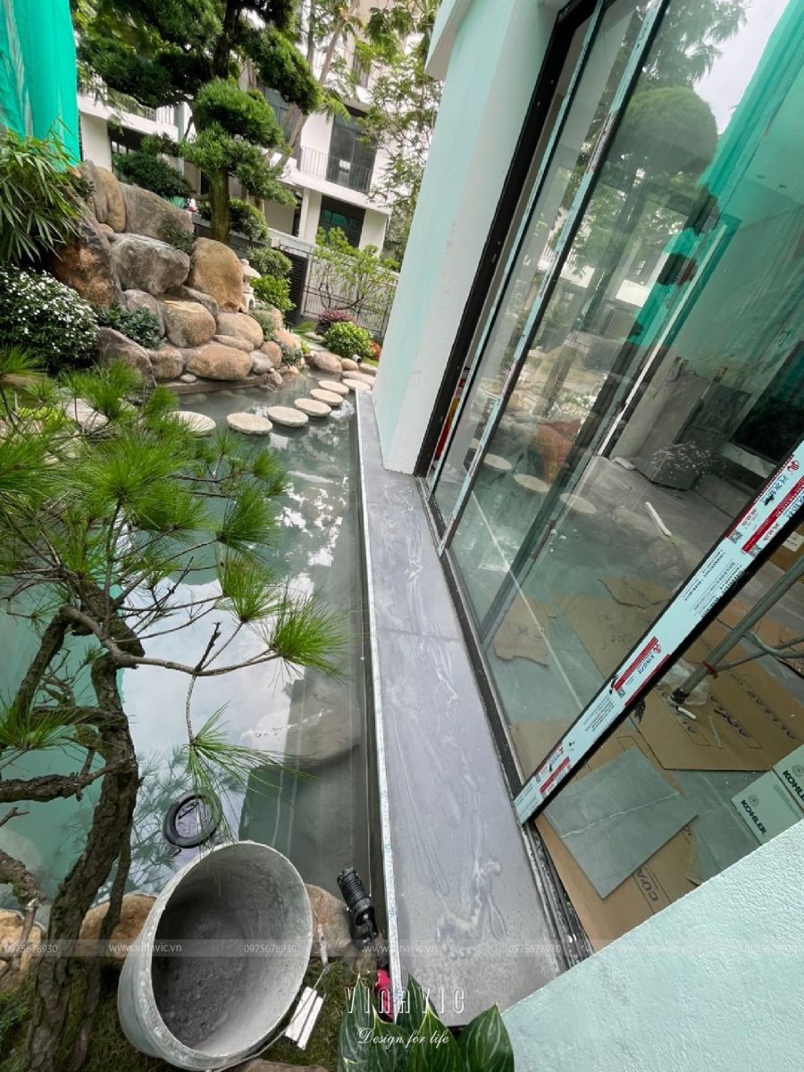 Cải tạo nội thất biệt thự 3 tầng 91m2 (CĐT: Mrs Hoàng - Hoài Đức) TCBT2243