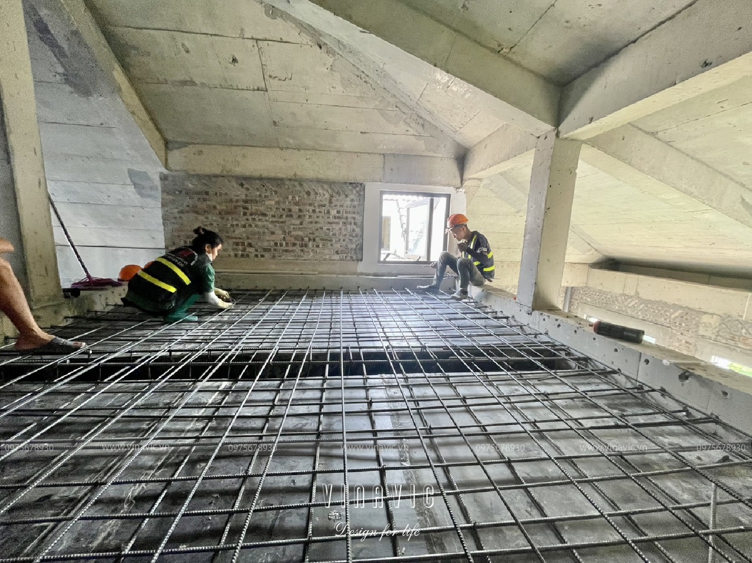 Cải tạo nội thất biệt thự 3 tầng 91m2 (CĐT: Mrs Hoàng - Hoài Đức) TCBT2243