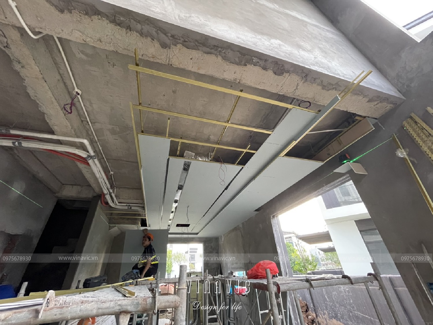 Cải tạo nội thất biệt thự 3 tầng 91m2 (CĐT: Mrs Hoàng - Hoài Đức) TCBT2243