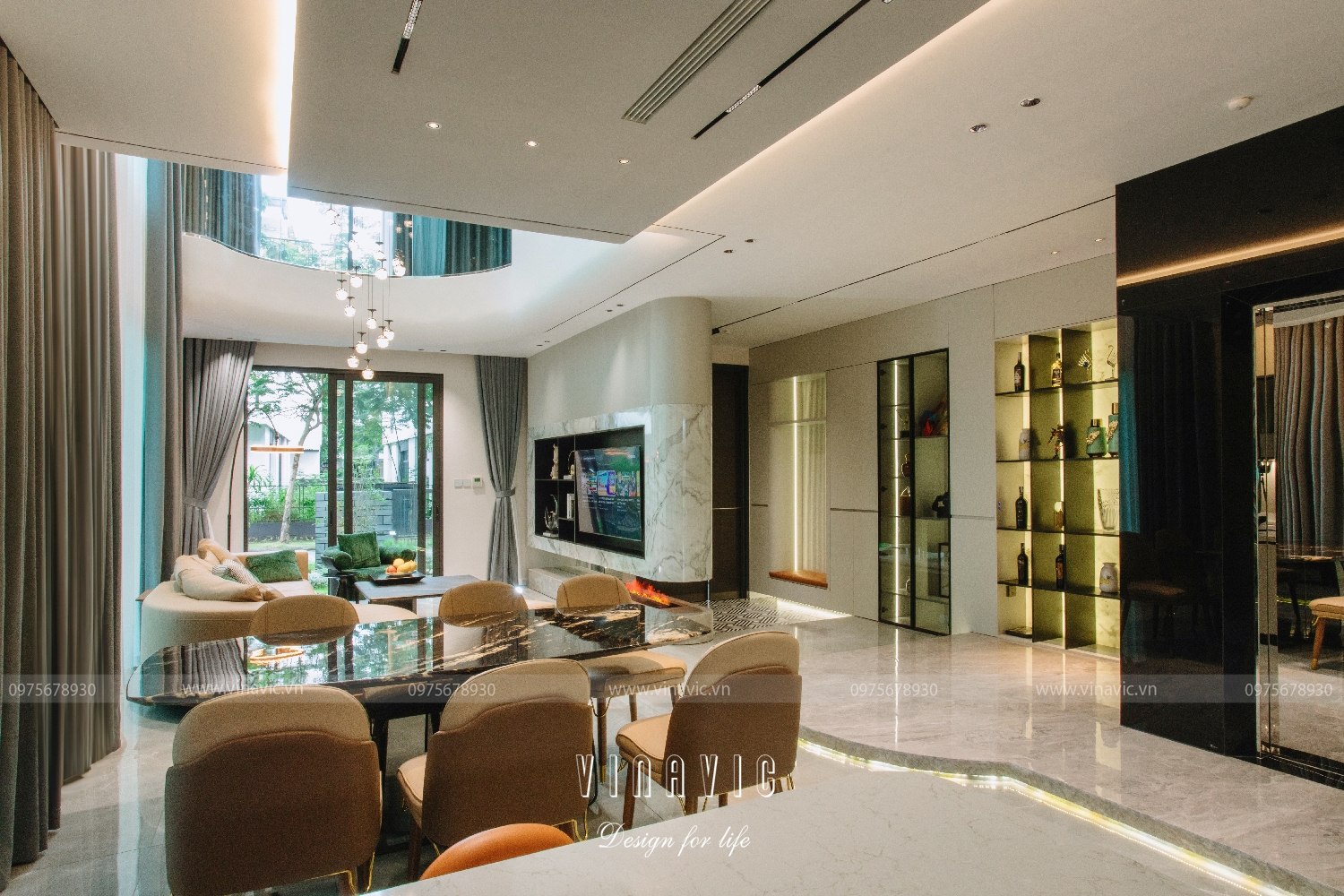 Cải tạo nội thất biệt thự 3 tầng 91m2 (CĐT: Mrs Hoàng - Hoài Đức) TCBT2243