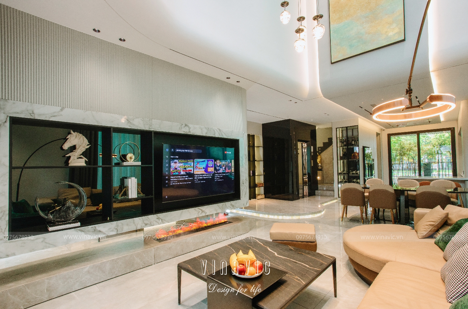 Cải tạo nội thất biệt thự 3 tầng 91m2 (CĐT: Mrs Hoàng - Hoài Đức) TCBT2243