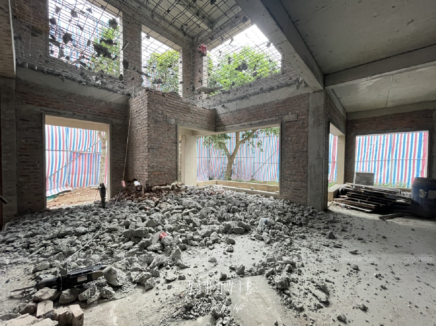 Thi công cải tạo biệt thự tân cổ điển 196m2 (CĐT: Mrs Út - Hà Nội) TCBT2244