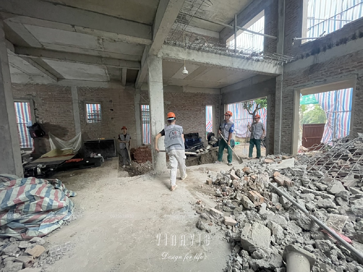 Thi công cải tạo biệt thự tân cổ điển 196m2 (CĐT: Mrs Út - Hà Nội) TCBT2244