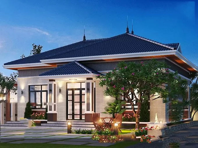 Nhà ống cấp 4 kiểu Nhật sang trọng ấm cúng