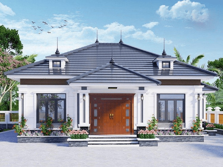 Nhà cấp 4 kiểu Nhật được thiết kế để phù hợp với thẩm mỹ và khí hậu của Việt Nam.