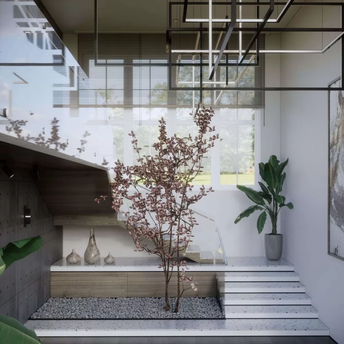 Nhà đông nam giới nên xây cầu thang bên phải