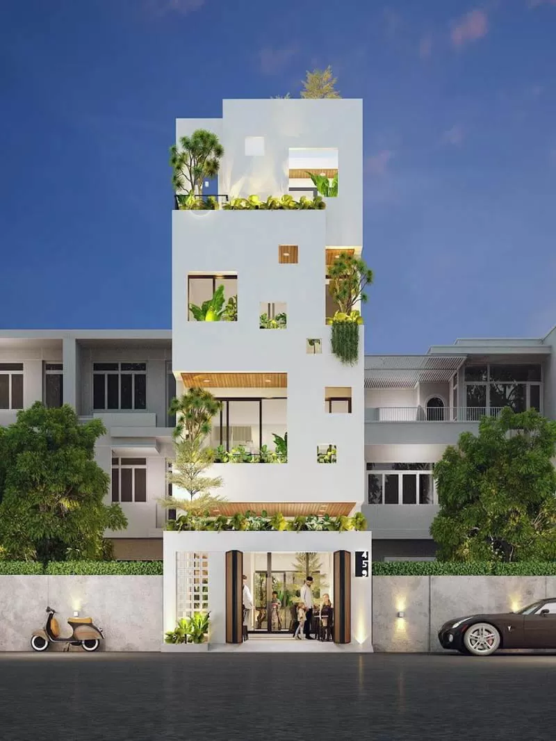 Mẫu thiết kế nhà 3 phòng ngủ 40m2 xu hướng 2024