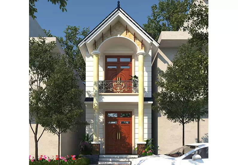 Mẫu nhà 40m2 mái thái phóng khoáng cuốn hút