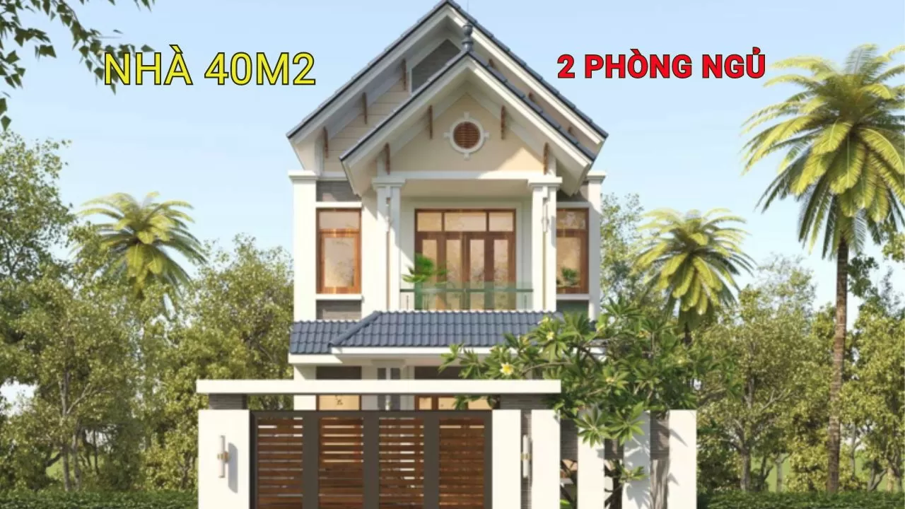 33 mẫu nhà 40m2 2 phòng ngủ độc đáo nhìn là mê hiện nay