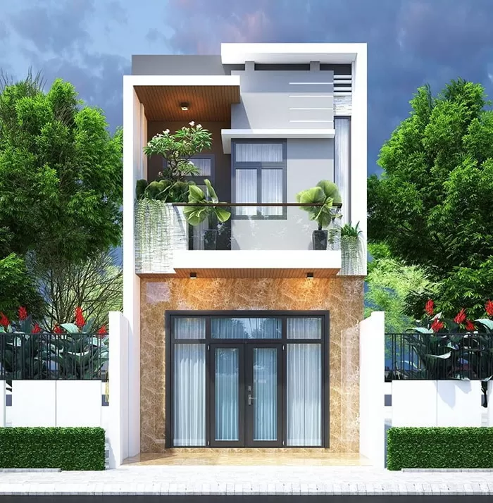 Thiết kế nhà 40m2 2 phòng ngủ tối ưu chi phí