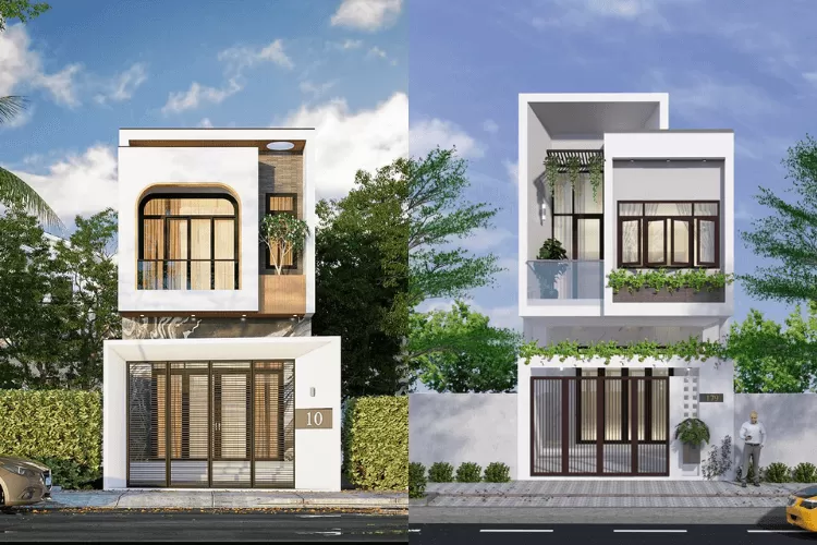 Mẫu nhà ống 5x14m 2 tầng tối giản chi tiết thiết kế