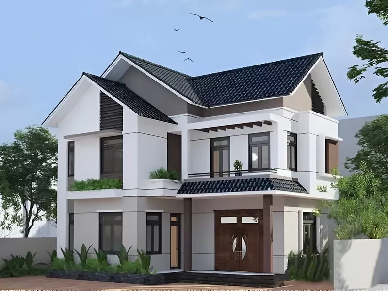 Xác định hình khối của ngôi nhà 