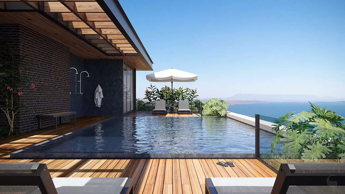 Chi phí xây hồ bơi sân thượng bao tiền