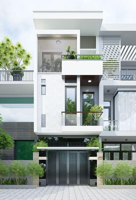 Mẫu nhà ống 2 tầng 4x15m có 3 phòng ngủ ngắm là mê