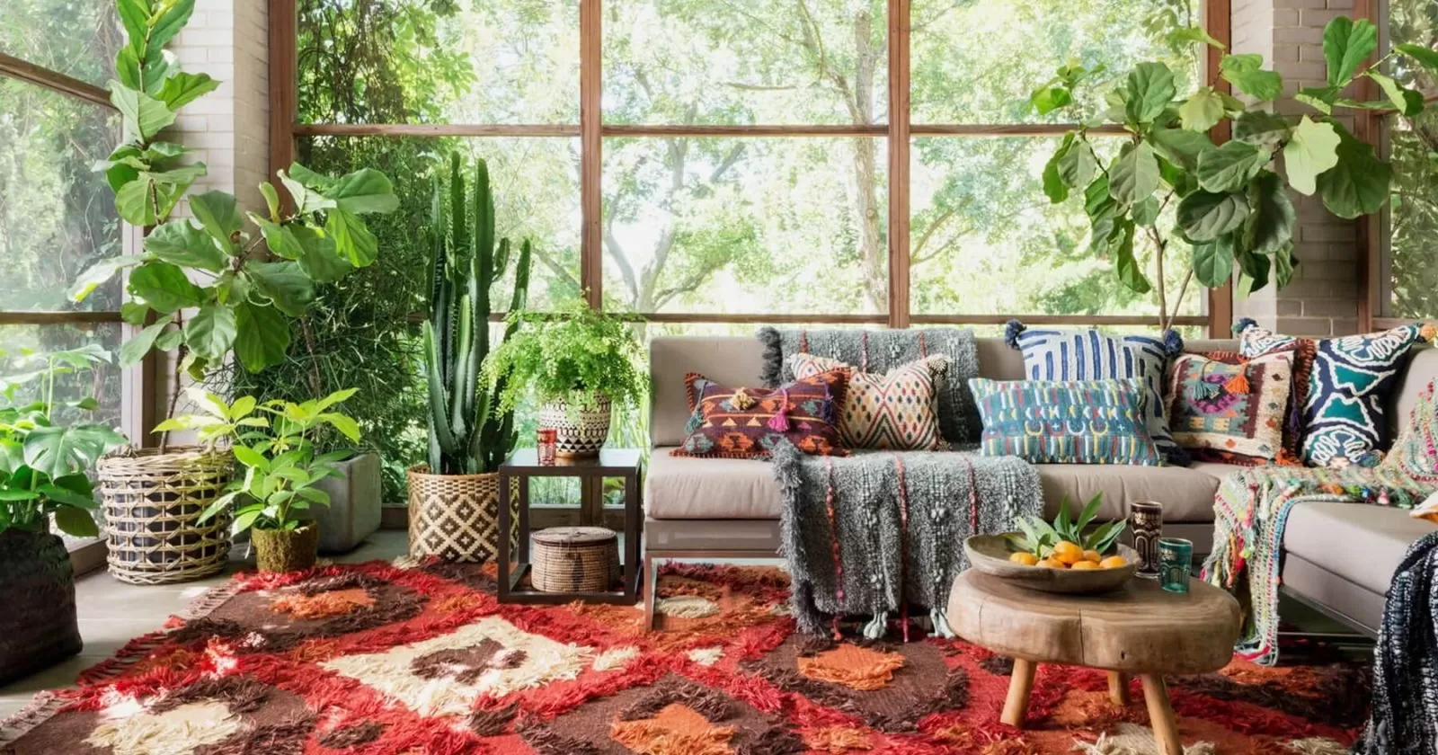 Nội thất phong cách Bohemian hướng thiên nhiên