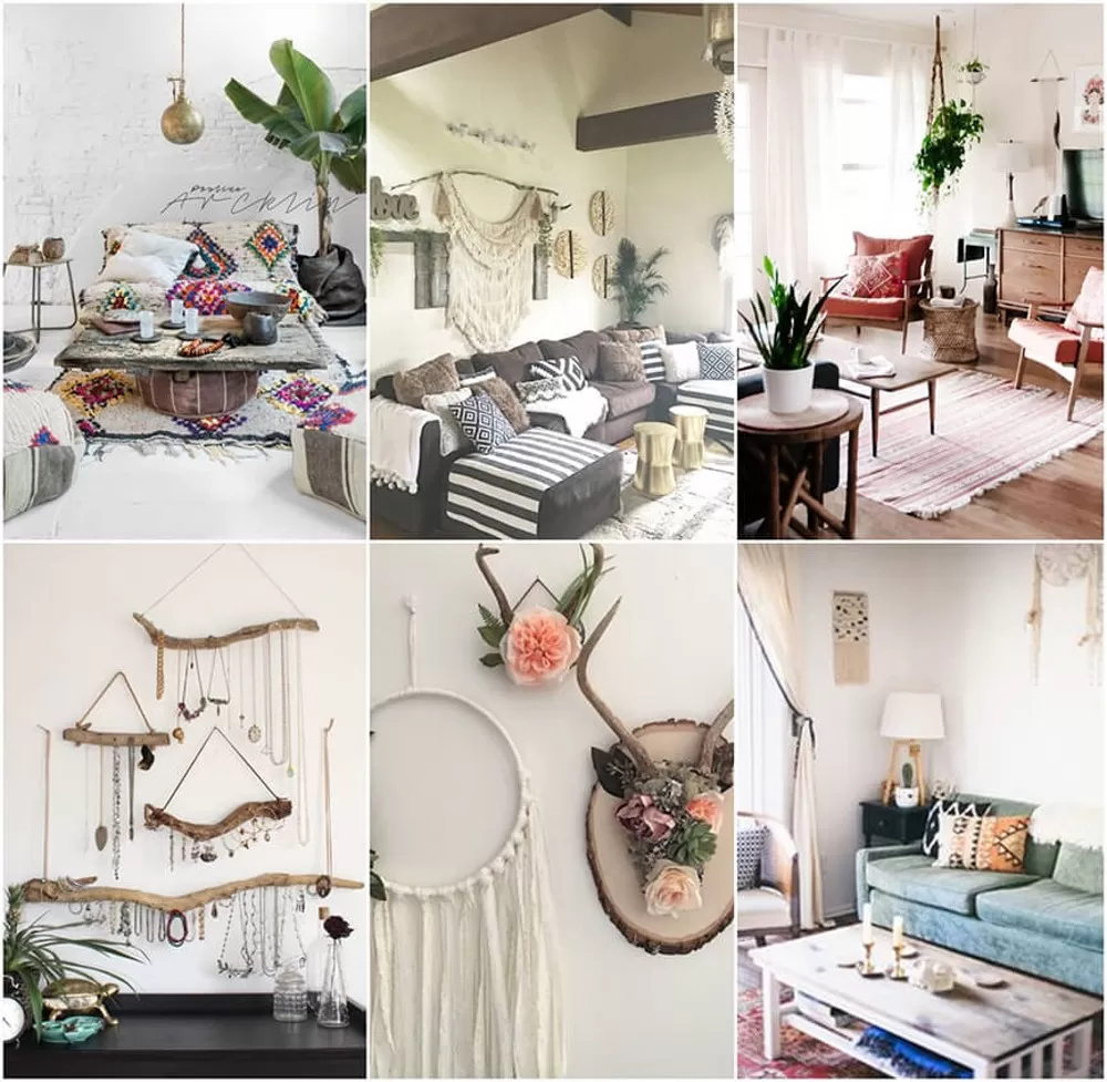 Các vật dụng decor trang trí đặc trưng trong phong cách Bohemian