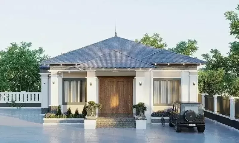 2 gian bên cạnh đối xứng cân bằng hài hòa