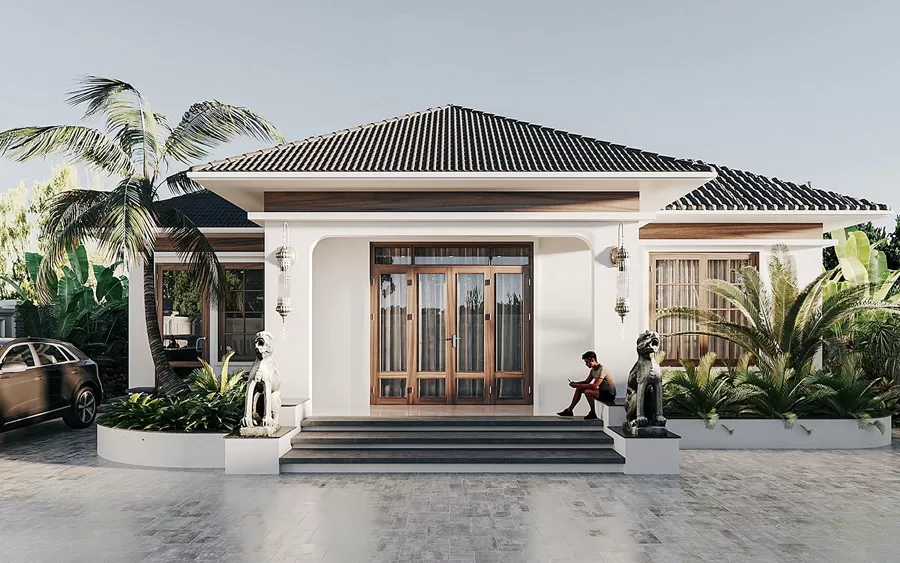 Lựa chọn phong cách thiết kế nhà 3 gian mái nhật phù hợp