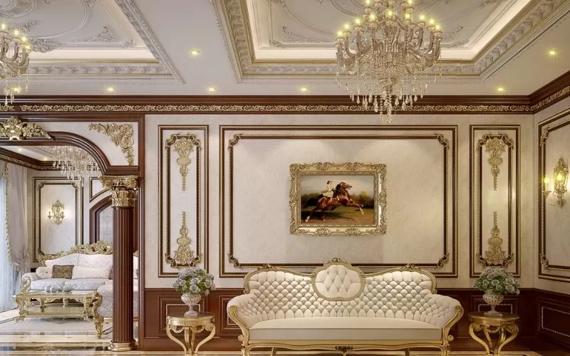 Phào chỉ thạch cao mang lại giá trị thẩm mỹ cao cho phong cách Tân cổ điển