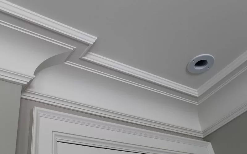 Mẫu phào chỉ thạch cao trơn đơn giản