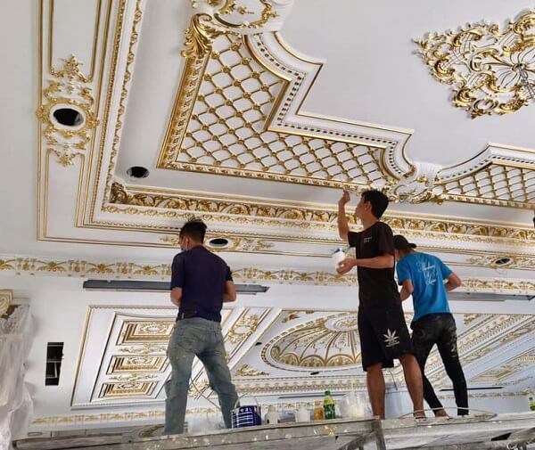 Các bước thi công phào chỉ thạch cao cần được thực hiện tỉ mỉ