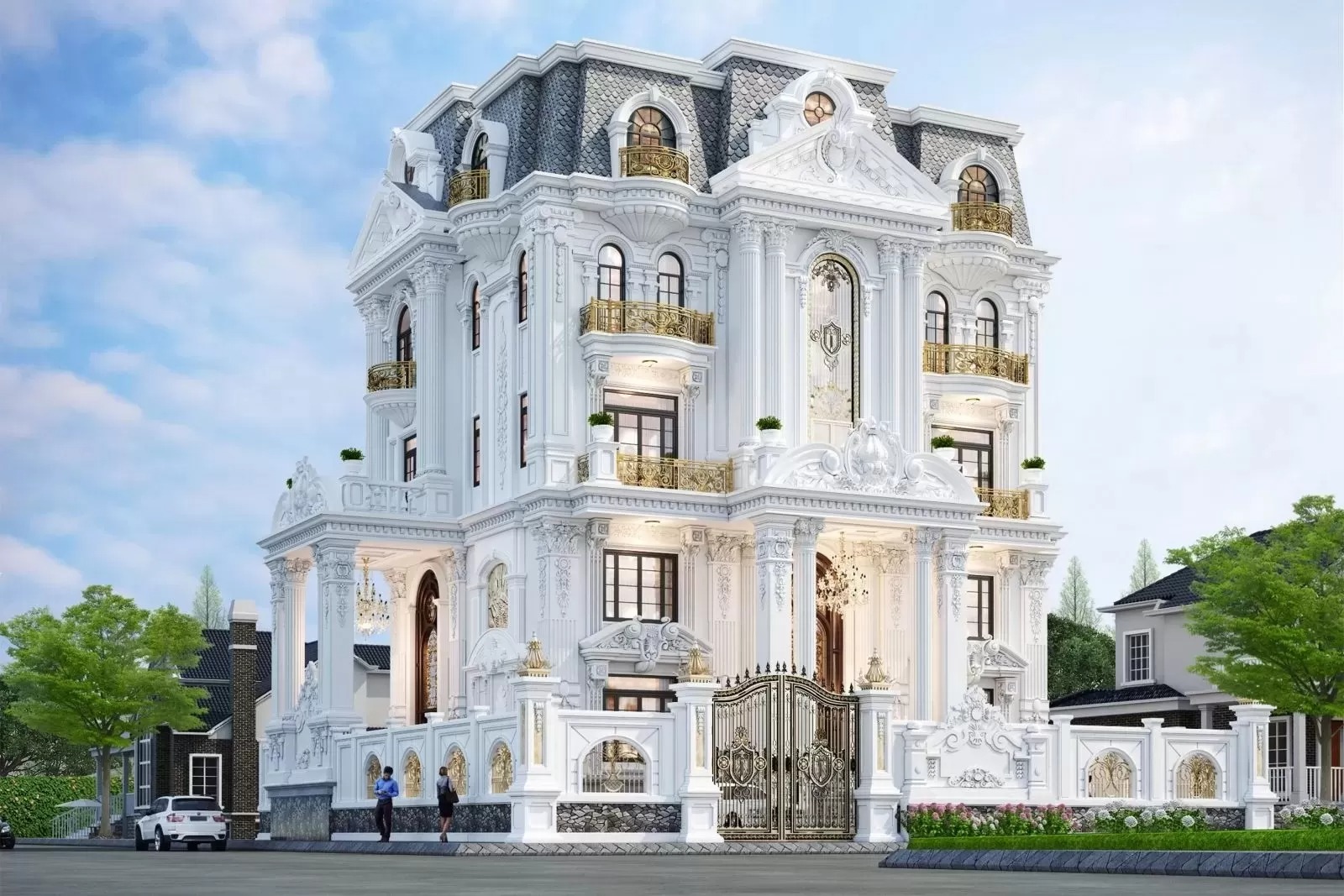 Lâu đài Tân Cổ Điển độc bản lộng lẫy danh cho doanh nhân thành đạt