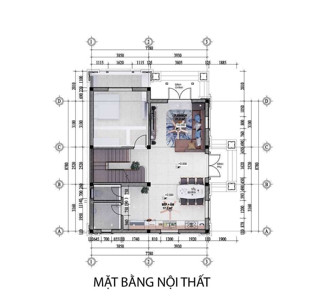 Bố trí đồ nội thất