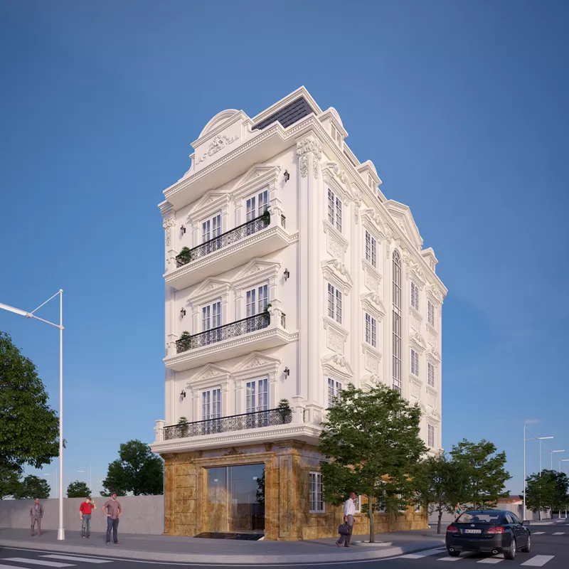 Thiết kế khách sạn có ban công thông thoán đang là xu hướng