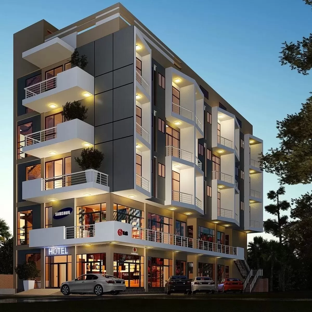 Thiết kế khách sạn hiện đại phổ biến hiện nay