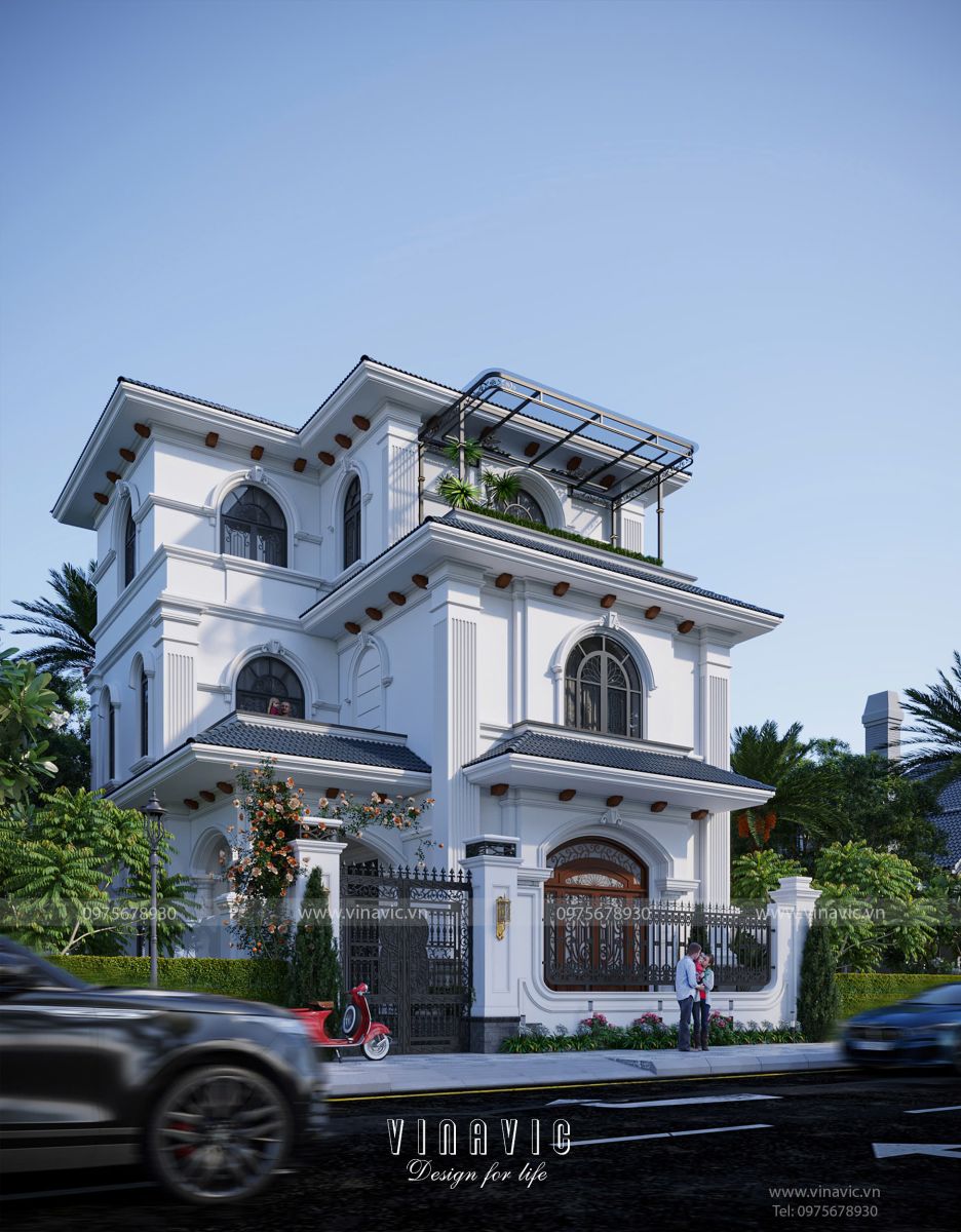 Đây xứng đáng là mẫu biệt thự được nhiều gia đình mơ ước sở hữu