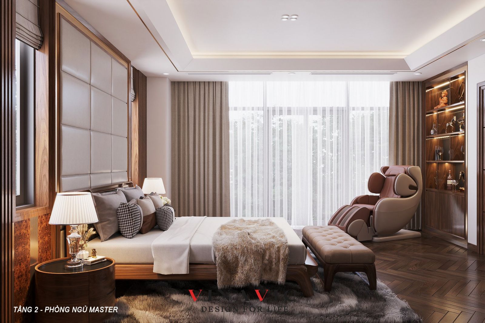 Thiết kế nội thất biệt thự 3 tầng hiện đại 150m2  (CĐT: Mr Thạch - Ninh Bình) NT2330