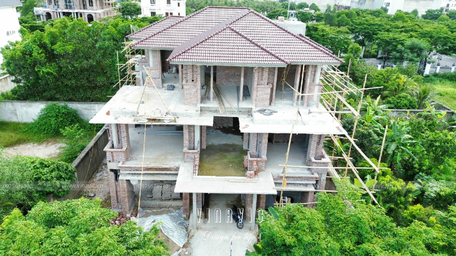 Thi công biệt thự 3 tầng hiện đại 250m2 Mrs Hương - Thanh Hóa TCBT2245