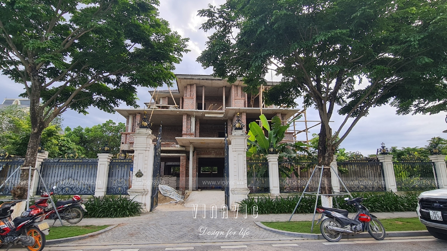 Thi công biệt thự 3 tầng hiện đại 250m2 Mrs Hương - Thanh Hóa TCBT2245