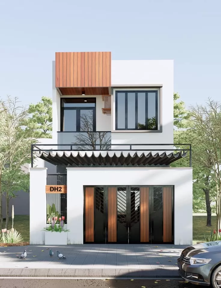 Nhà 2 tầng 3 phòng ngủ 6x15m tươi sáng tiện nghi