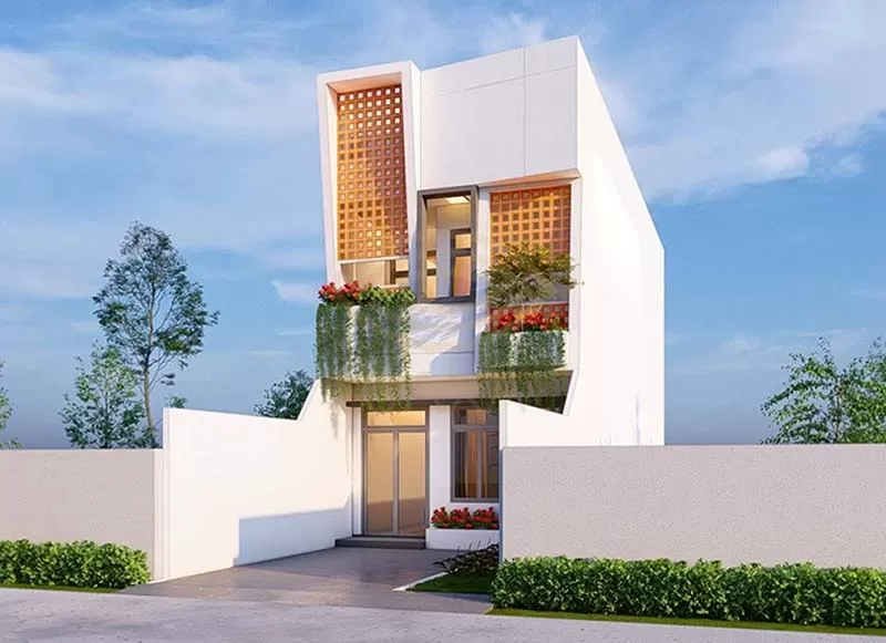 Mặt bằng bản vẽ nhà ống 2 tầng 5x12m 3 phòng ngủ từng tầng chi tiết