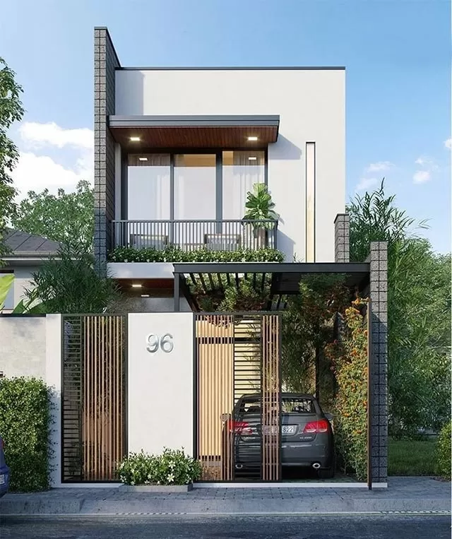 Nhà ống 2 tầng 5x12m 3 phòng ngủ mái bằng