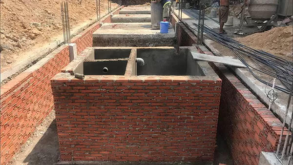 Bể phốt nên đặt ở đâu khi xây nhà ống phong thủy nhất