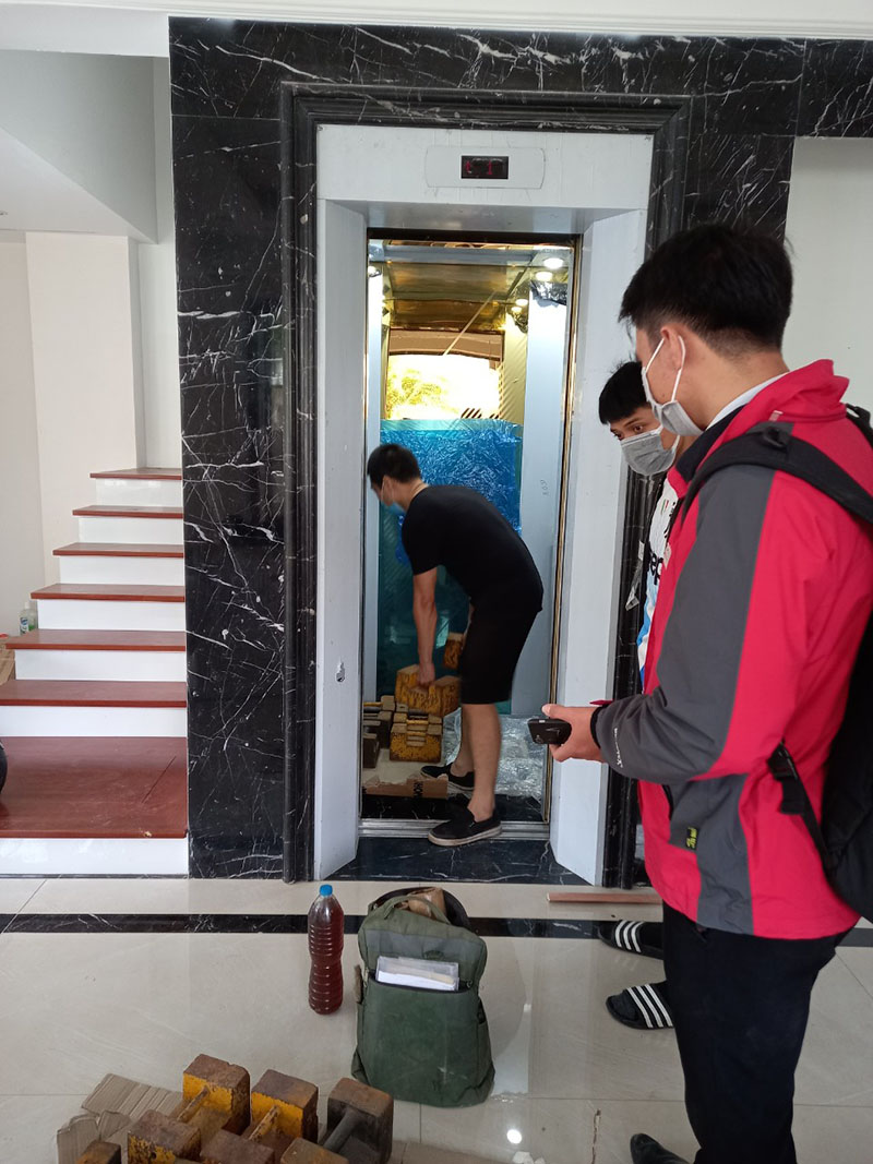 Đảm bảo tiêu chuẩn an toàn cần thiết khi lắp đặt thang máy nhà 5x16m