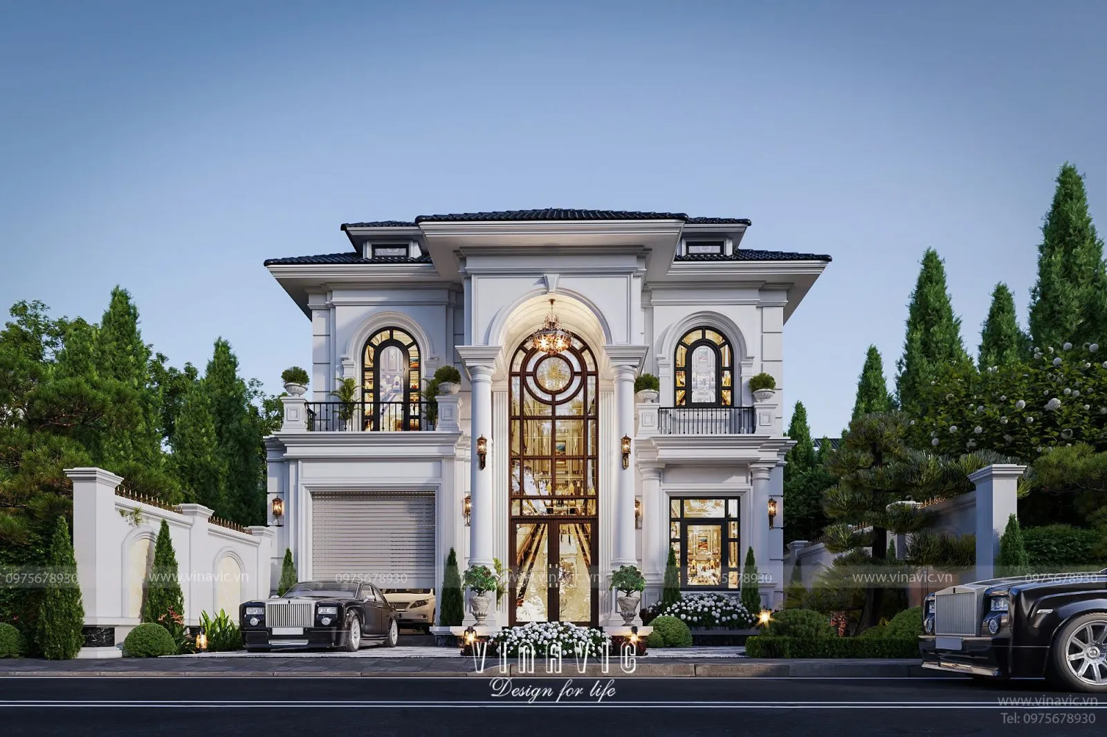 Ngắm nhìn hình ảnh ngoại thất chi tiết nhất của căn nhà mặt tiền 9m 2 tầng đẹp