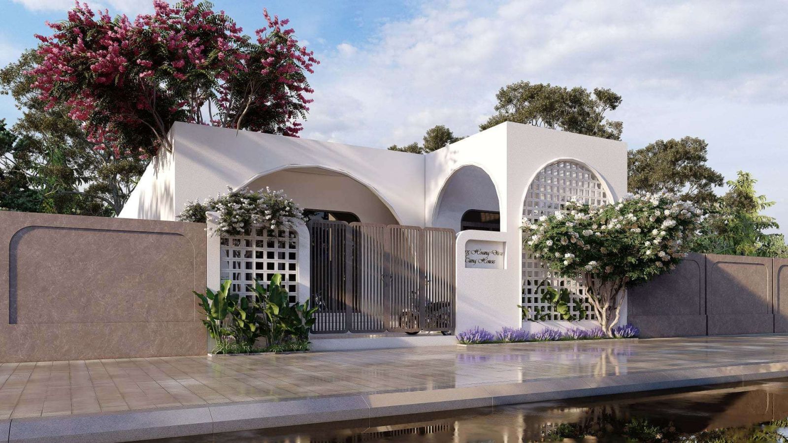 Đảm bảo tính khoa học tiện lợi khi thiết kế mẫu nhà cấp 4 70m2 2 phòng ngủ