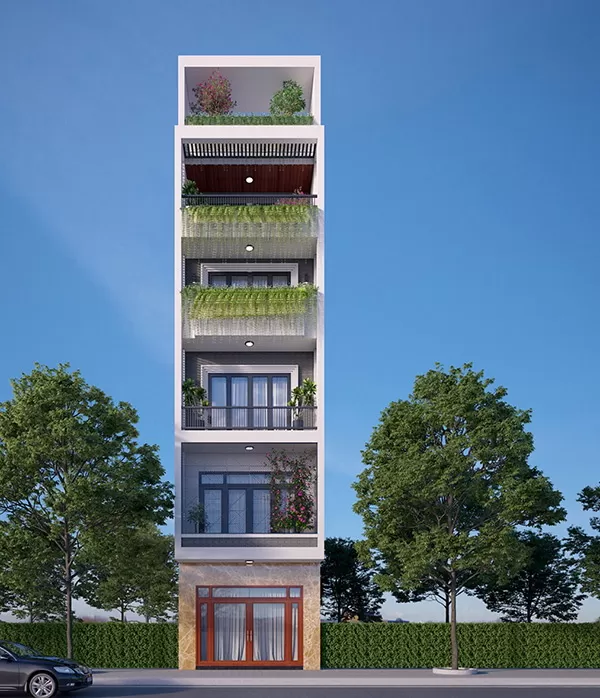 Thiết kế nhà 4x15m có thang máy tối ưu không gian, mang lại sự tiện nghi phù hợp với xu thế hiện nay