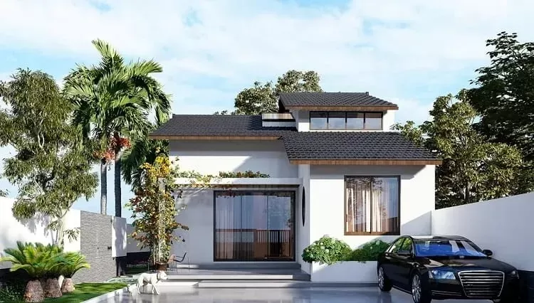 Mẫu nhà cấp 4 3 phòng ngủ 80m2 đẹp